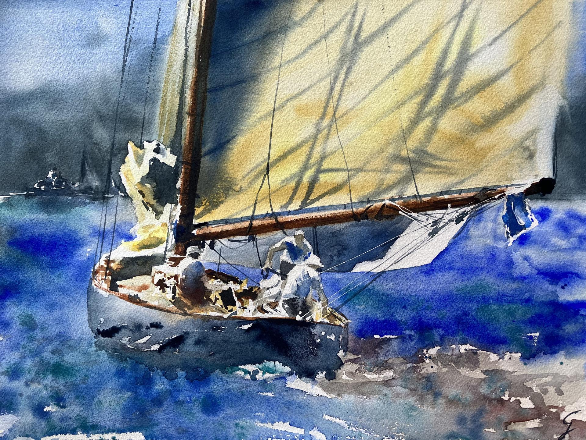 Les Voiles de Saint-Tropez 2024, en mer